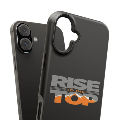 Impact-Resistant Phone Case - Rise to the Top, Durable Phone Cover, Gift for Motivational Quotes Lovers, Trendy Tech Accessories