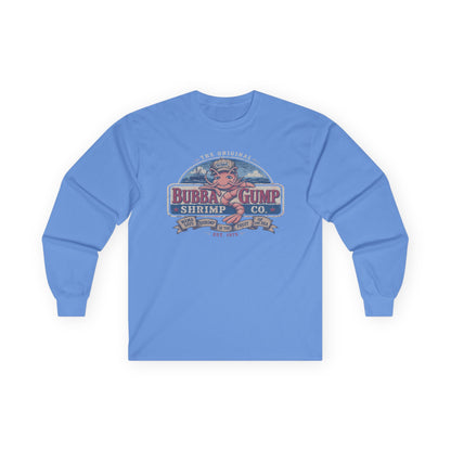 Long Sleeve Tee - Retro 'Bubba Gump Shrimp Co.' Vintage Logo