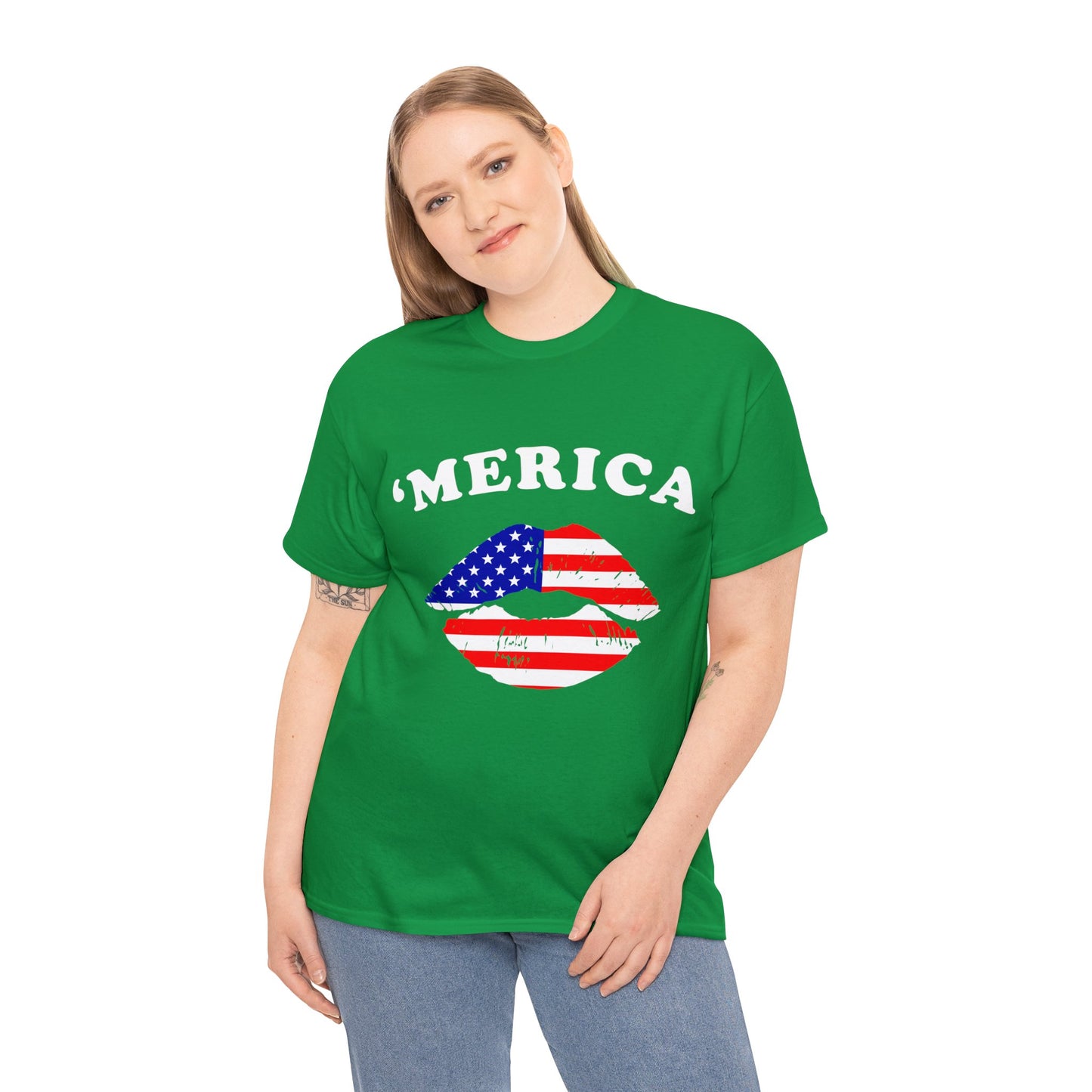 'Merican Unisex Heavy Cotton Tee