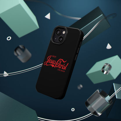 Impact-Resistant Phone Case: Enjoy Jesus Christ Lord Savior, Christian Gift, Durable Protection, Faith-Based Accessory, Holiday Gift