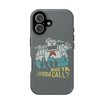 Ghostbuster-Inspired Tough Phone Case - Who Ya Gonna Call? - Perfect for Fans, Gift for Halloween, Geeky Accessories, Durable Protection