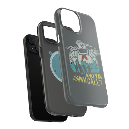 Ghostbuster-Inspired Tough Phone Case - Who Ya Gonna Call? - Perfect for Fans, Gift for Halloween, Geeky Accessories, Durable Protection