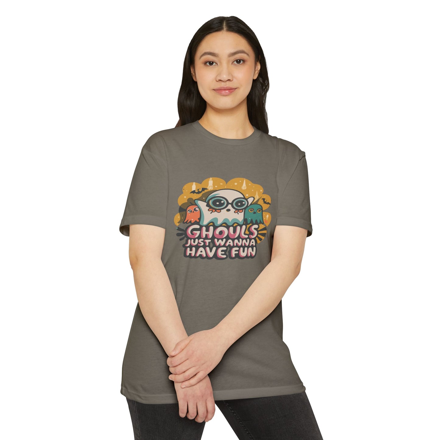 Halloween Fun Graphic Tee, Ghouls T-shirt, Unisex T-shirt, Spooky Shirt, Casual Halloween Apparel