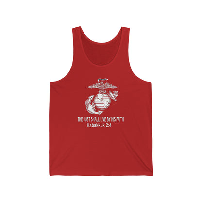 the Just shall Live by Faith Jersey Tank