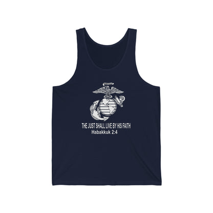 the Just shall Live by Faith Jersey Tank