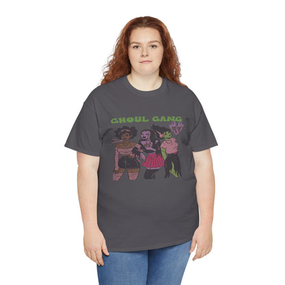 Ghoul Gang Unisex Heavy Cotton Tee | Halloween T-Shirt, Spooky Apparel, Gothic Fashion, Funny Gift, Group Costume