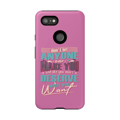 Inspirational Phone Case, Motivational Phone Cover, Tough Cases for Her, Gift for Friends, Self-Love Quote Case