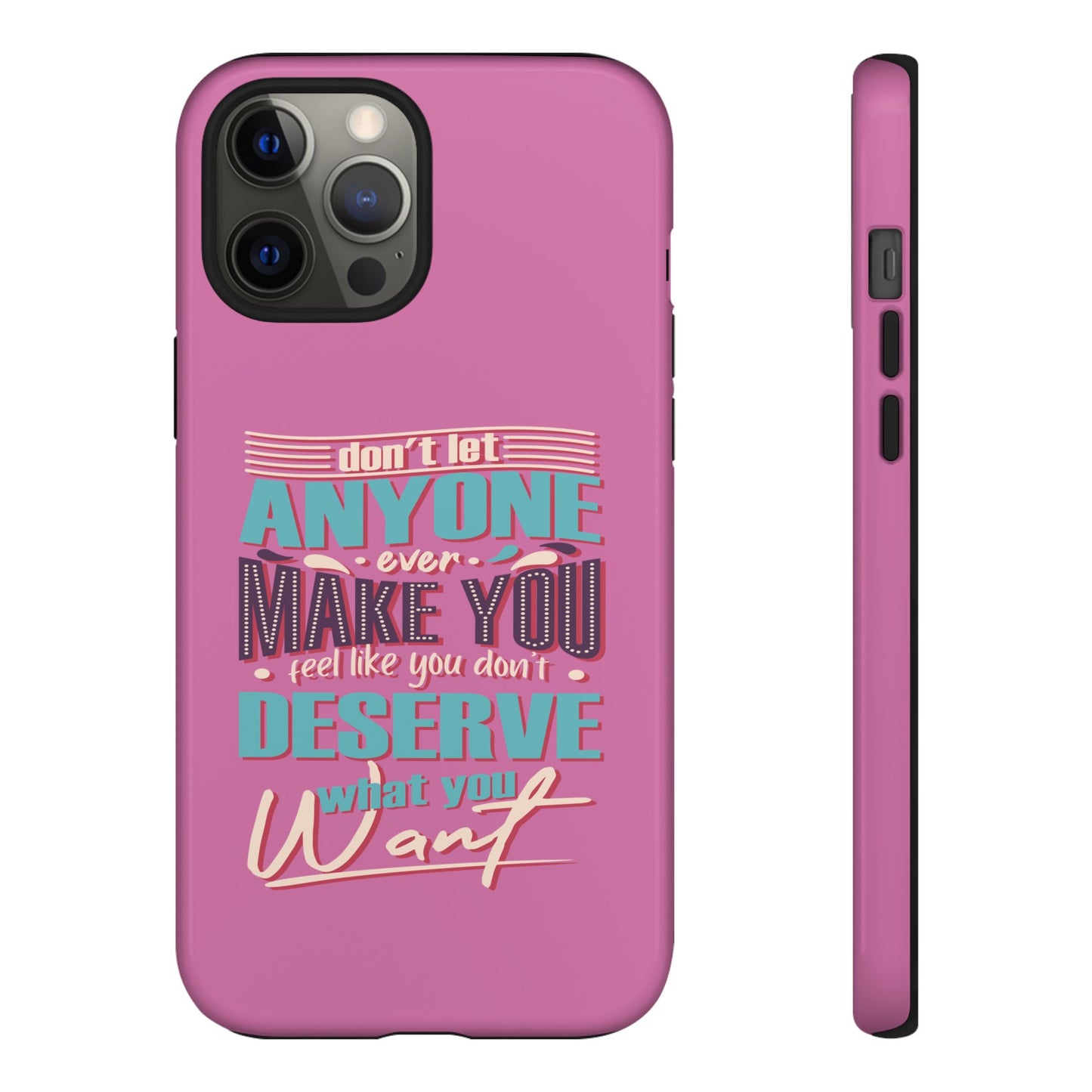 Inspirational Phone Case, Motivational Phone Cover, Tough Cases for Her, Gift for Friends, Self-Love Quote Case