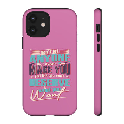 Inspirational Phone Case, Motivational Phone Cover, Tough Cases for Her, Gift for Friends, Self-Love Quote Case