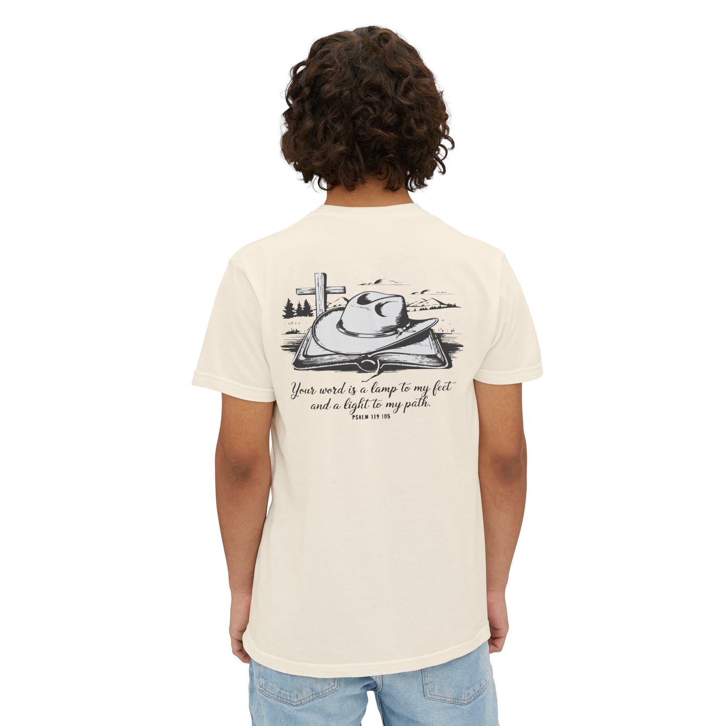 Unisex Pocket T-Shirt with Inspirational Quote - Perfect for Everyday Wear, Gift for Friends and Family, Spiritual Vibes, Summer Outing