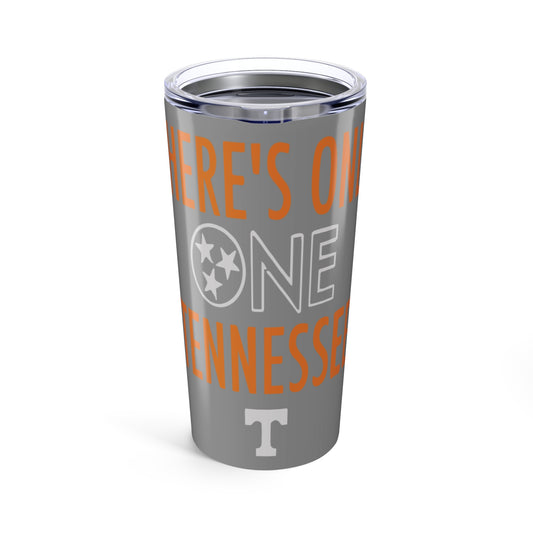 Tumbler 20oz with Tennessee Spirit | Perfect Gift for Sports Lovers, College Students, Tailgating, Camping, and Everyday Use