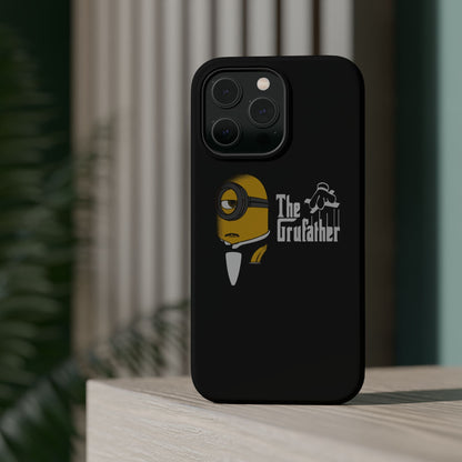 Magnetic Tough Cases: The Gruffather Phone Cover, Gift for Minions Fans, Unique Cell Phone Case, Durable Protective Case, Fun Cartoon Design