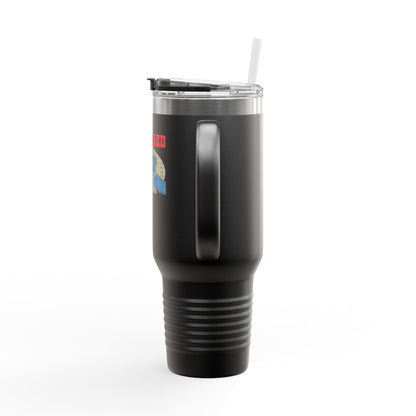 Adventure-Ready Insulated Travel Mug - 40oz with 'Captured' Design