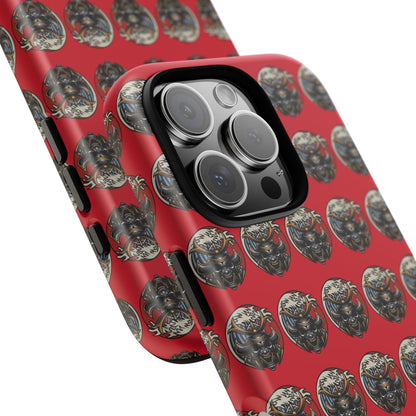 Bold Phone Case, Tough Phone Cover, Red Phone Protector, Unique Gift for Him/Her, Trendy Tech Accessory
