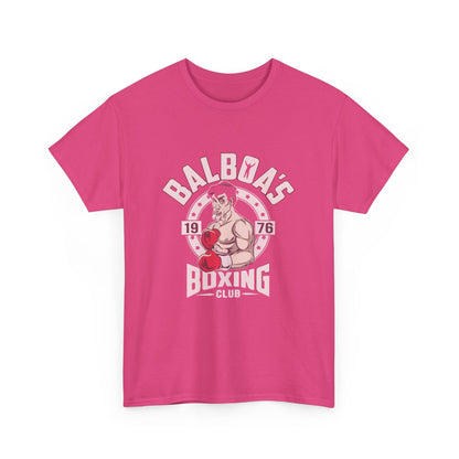 Balboa's Boxing Club Unisex Heavy Cotton Tee - Vintage Sports Shirt, Gym Apparel, Boxing Fan Gear, Fitness Gift, Casual Wear