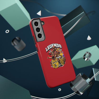 Legends Basketball Graphic Phone Case — Impact-Resistant iPhone Cover