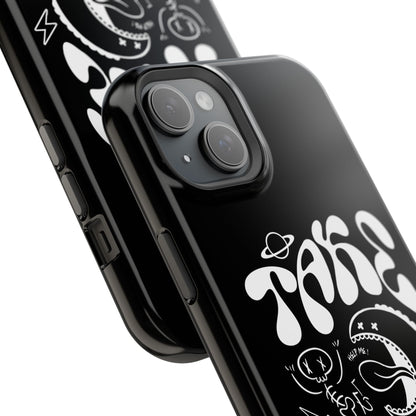 Magnetic Phone Case - Take It Easy Design, Cute Phone Cover, Gift for Him or Her, Trendy Accessories, Unique Tech Gifts