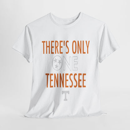 Tennessee Pride Tee, Unisex Heavy Cotton Tee, Tennessee Fans Gift, College Sports Apparel, Casual Everyday Wear, State Pride Shirt
