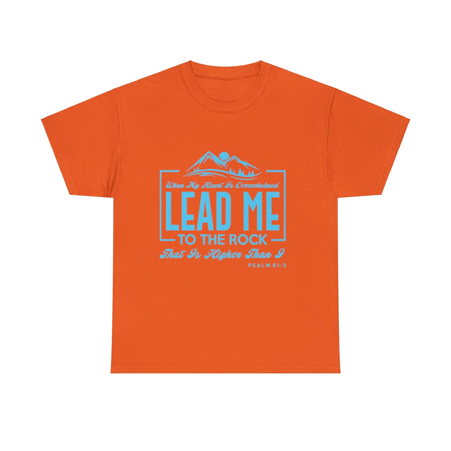Lead Me to The Rock Unisex Heavy Cotton Tee