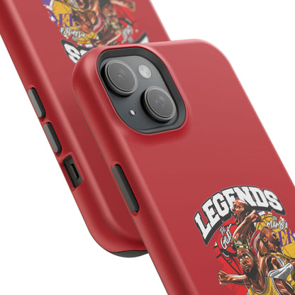 Legends Basketball Graphic Phone Case — Impact-Resistant iPhone Cover