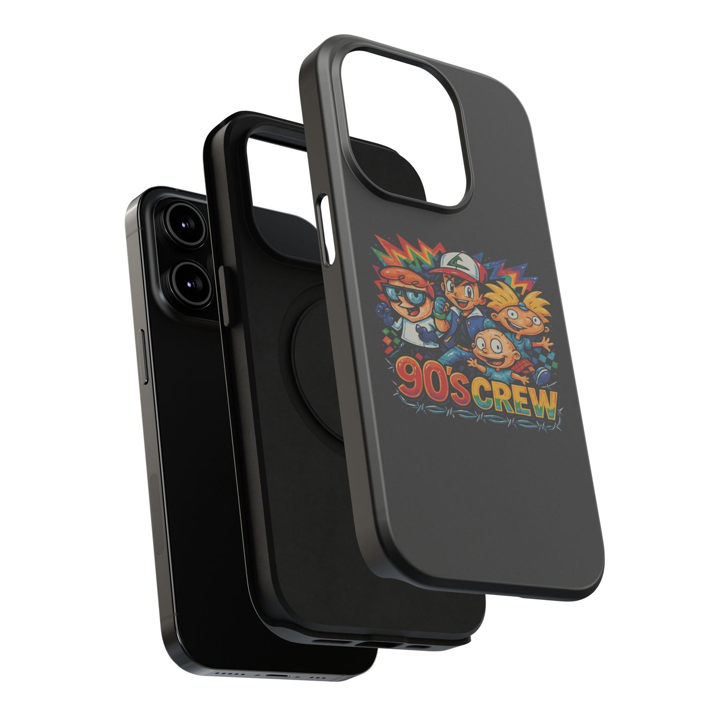 90s Crew Impact-Resistant Phone Case — Retro Cartoon Gamer Design