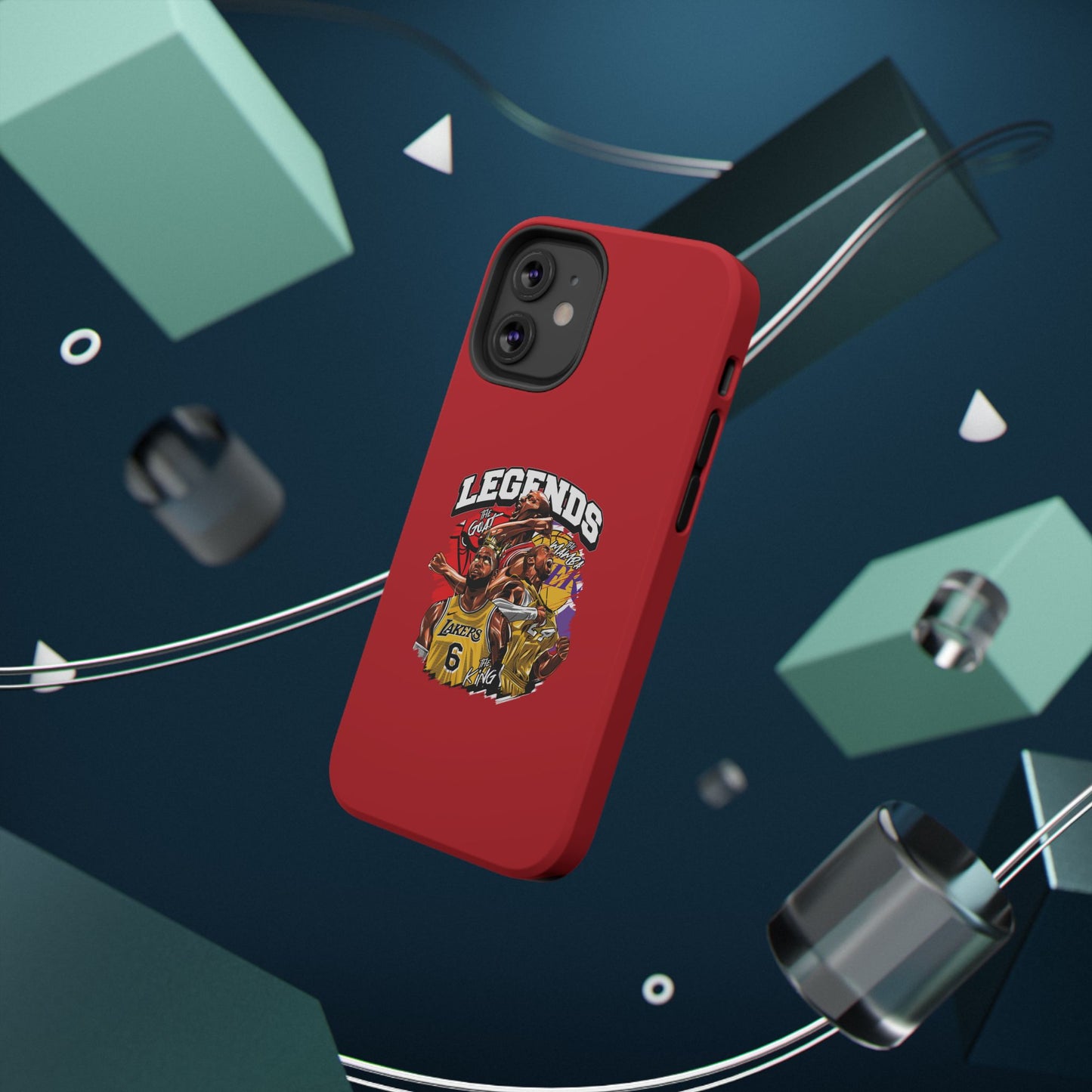 Legends Basketball Graphic Phone Case — Impact-Resistant iPhone Cover