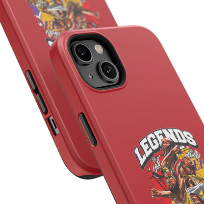 Legends Basketball Graphic Phone Case — Impact-Resistant iPhone Cover