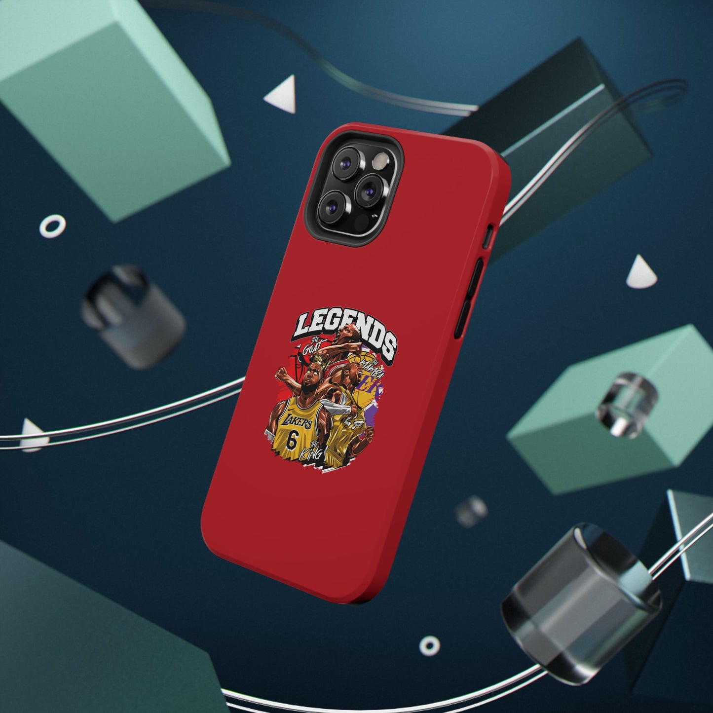 Legends Basketball Graphic Phone Case — Impact-Resistant iPhone Cover