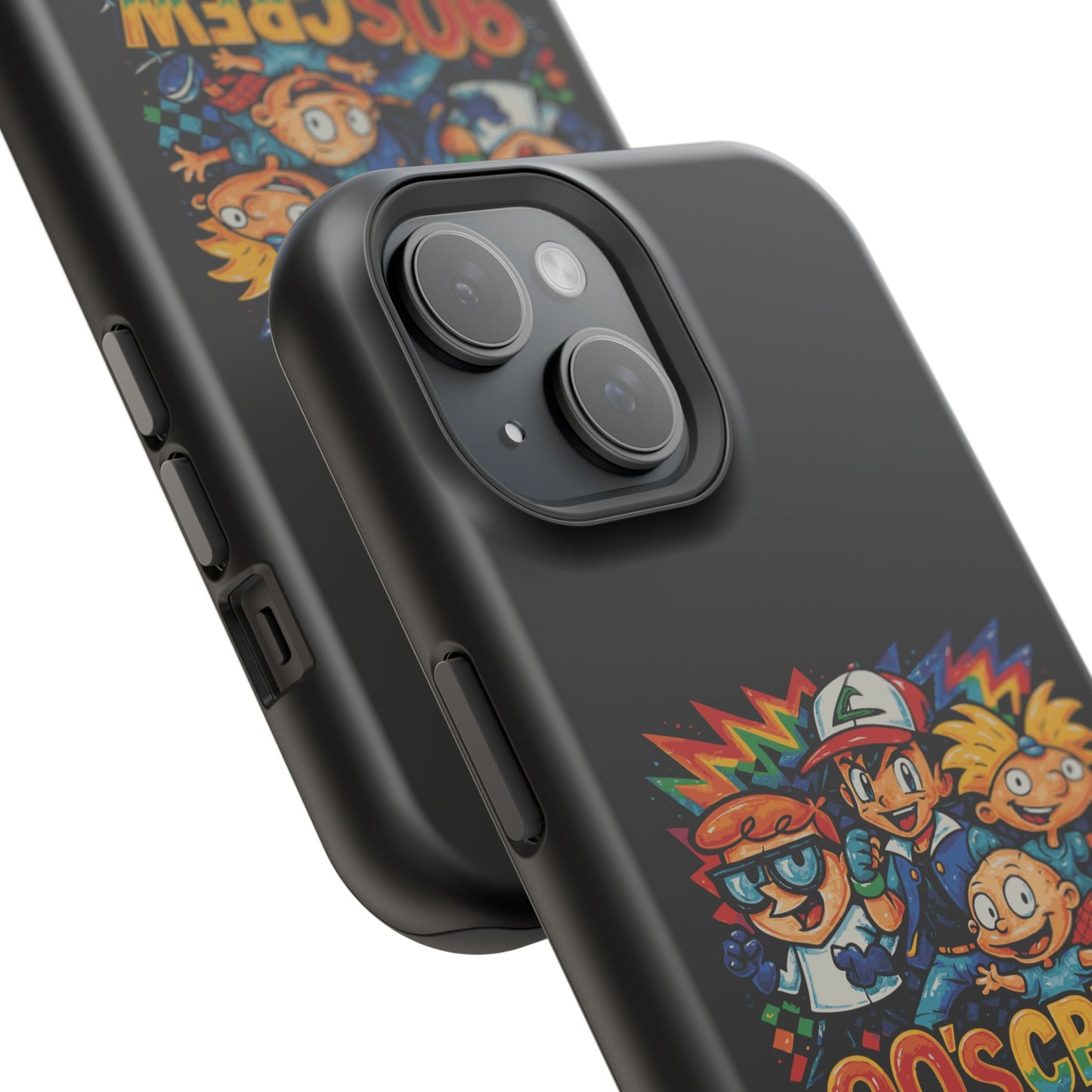 90s Crew Impact-Resistant Phone Case — Retro Cartoon Gamer Design