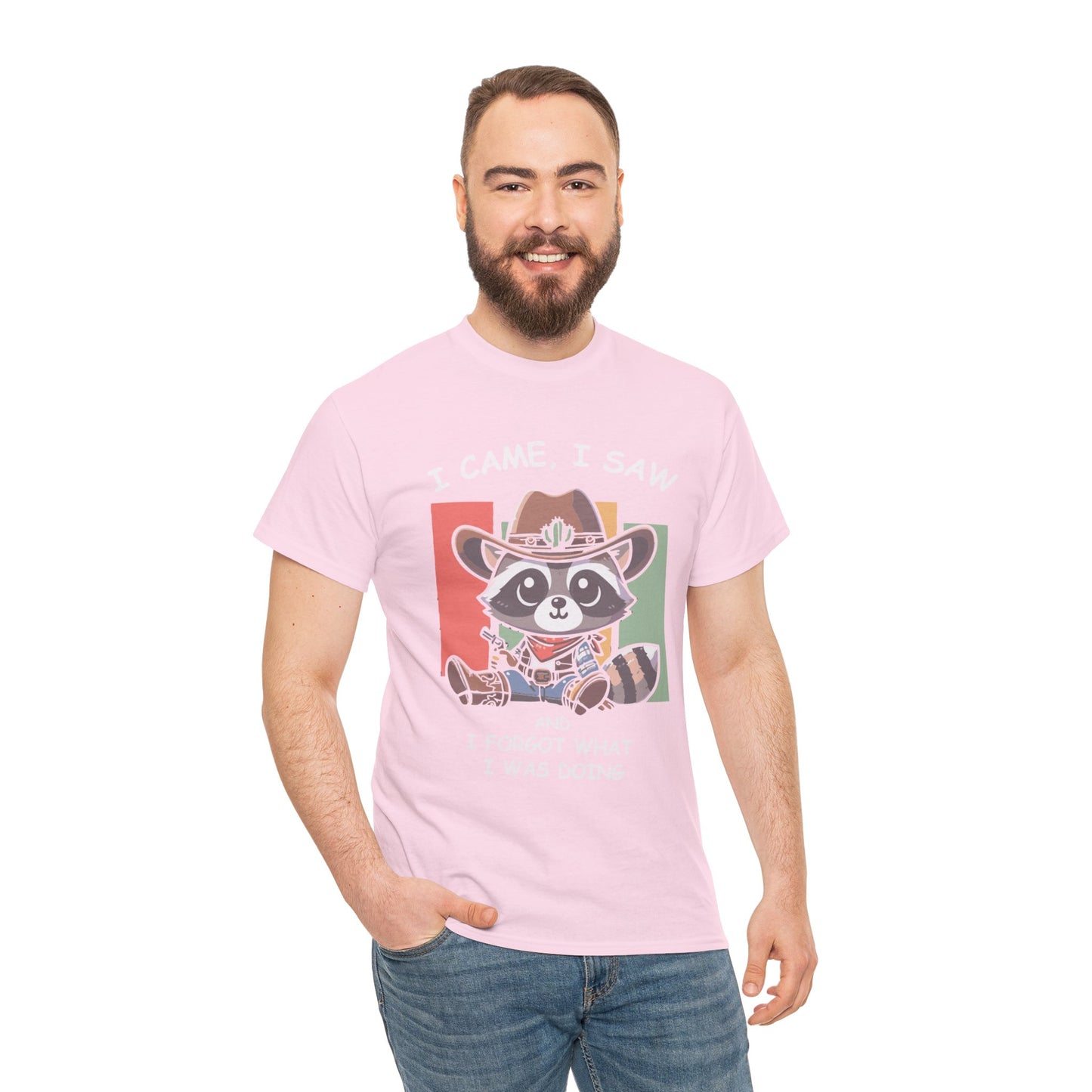 Fun Raccoon Graphic Tee, Cute Funny Animal T-Shirt, Unique Gift, Unisex Cotton Tee, Casual Wear, Birthday Gift, Humor Shirt