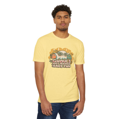 Halloween Fun Graphic Tee, Ghouls T-shirt, Unisex T-shirt, Spooky Shirt, Casual Halloween Apparel