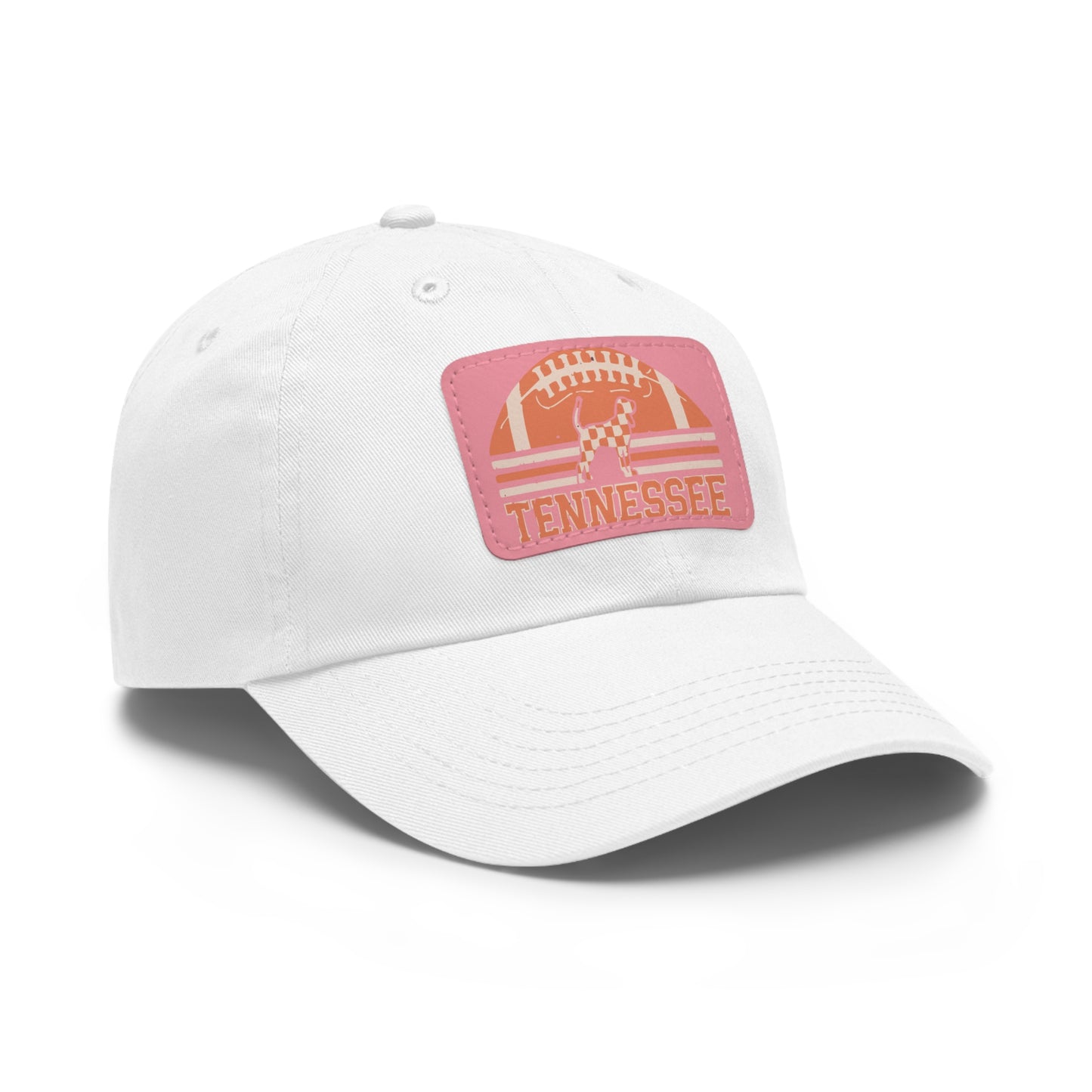 Tennessee Dad Hat with Leather Patch, Casual Hat, Sports Cap, Gift for Dads, Outdoor Hat, Summer Accessory