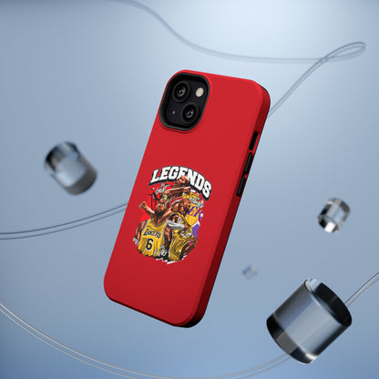 Legends Basketball Graphic Phone Case — Impact-Resistant iPhone Cover