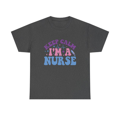 Nurse Appreciation Heavy Cotton Tee, Funny Nurse Gift, Medical Humor Shirt, Nurse Day Celebration Tee, Caregiver Outfit