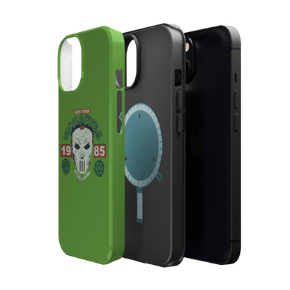 Urban Punk Phone Case, Tough Phone Cover, Skull Design Case, Gift for Him, Unique Mobile Accessory, NYC Style Case