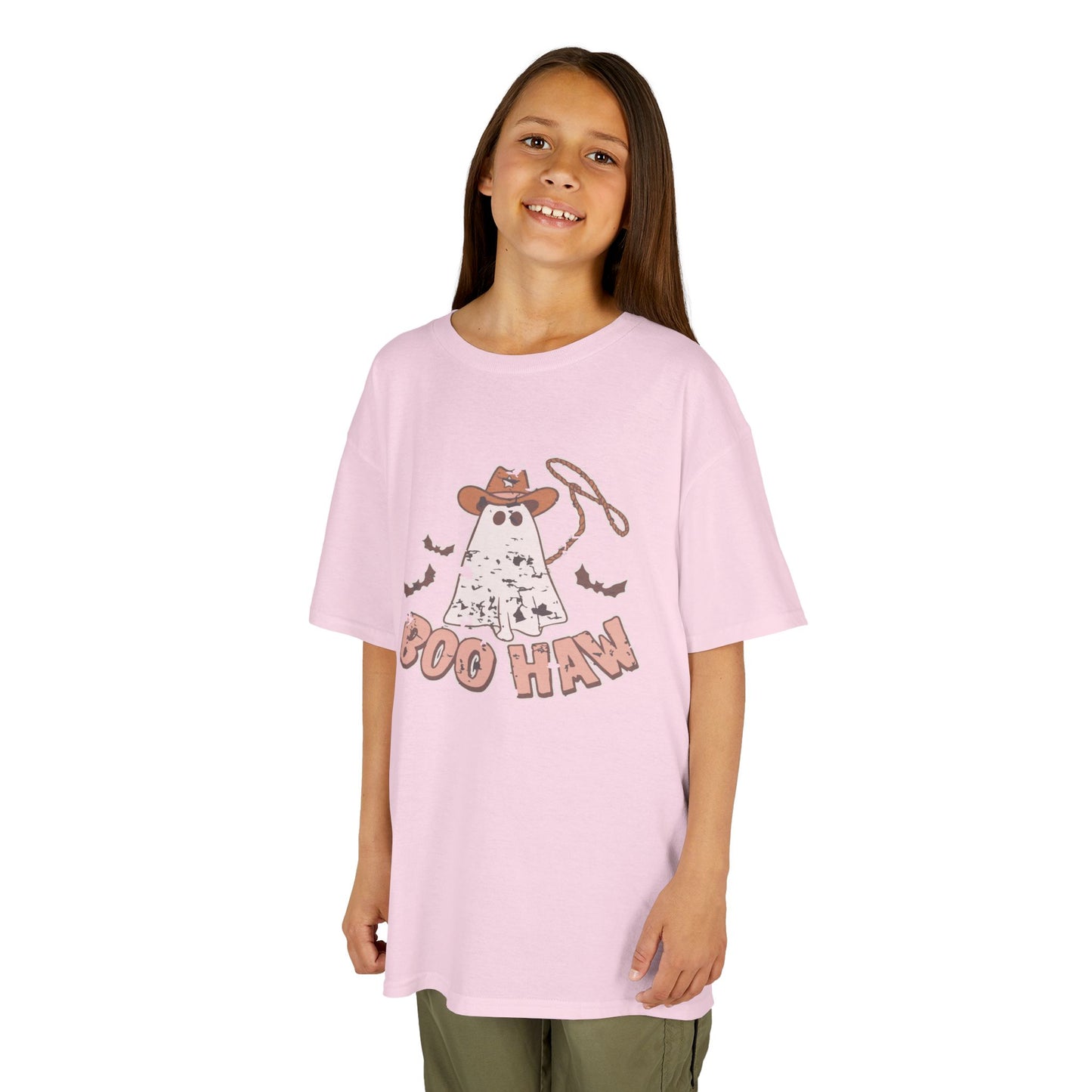 Boo Haunt Kids Tee, Halloween Shirt, Ghost Costume T-Shirt, Fun Kids Apparel, Spooky Party Outfit