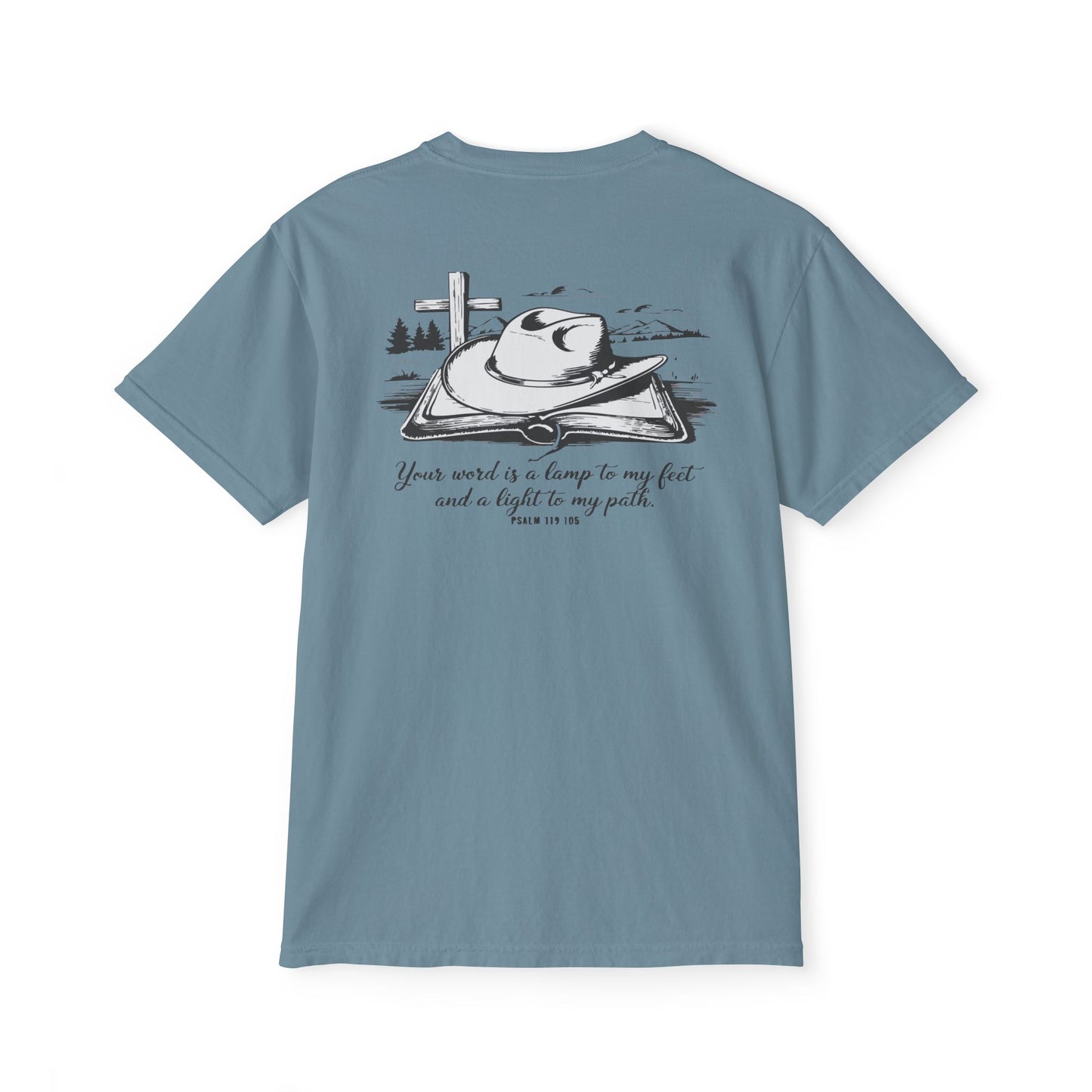 Unisex Pocket T-Shirt with Inspirational Quote - Perfect for Everyday Wear, Gift for Friends and Family, Spiritual Vibes, Summer Outing