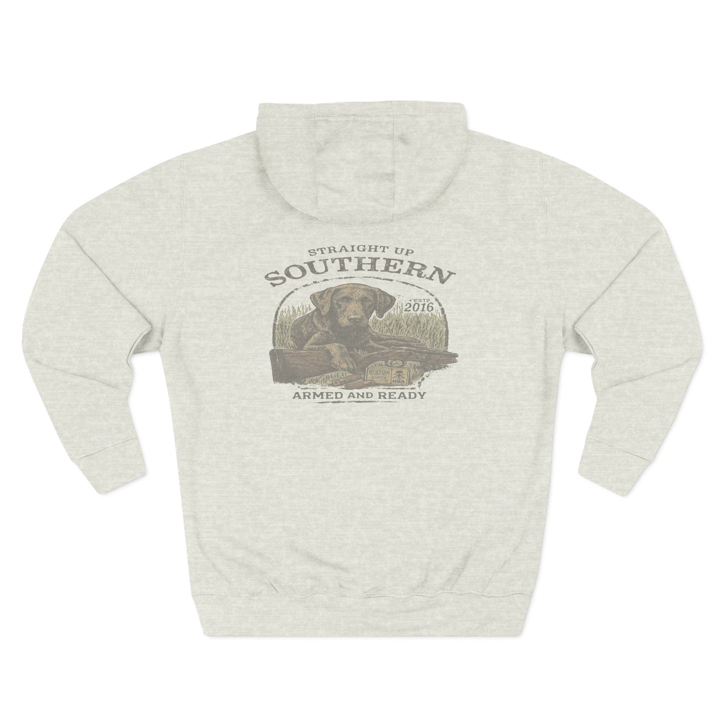 Southern Retriever Hoodie — 'Straight Up Southern' Graphic Pullover