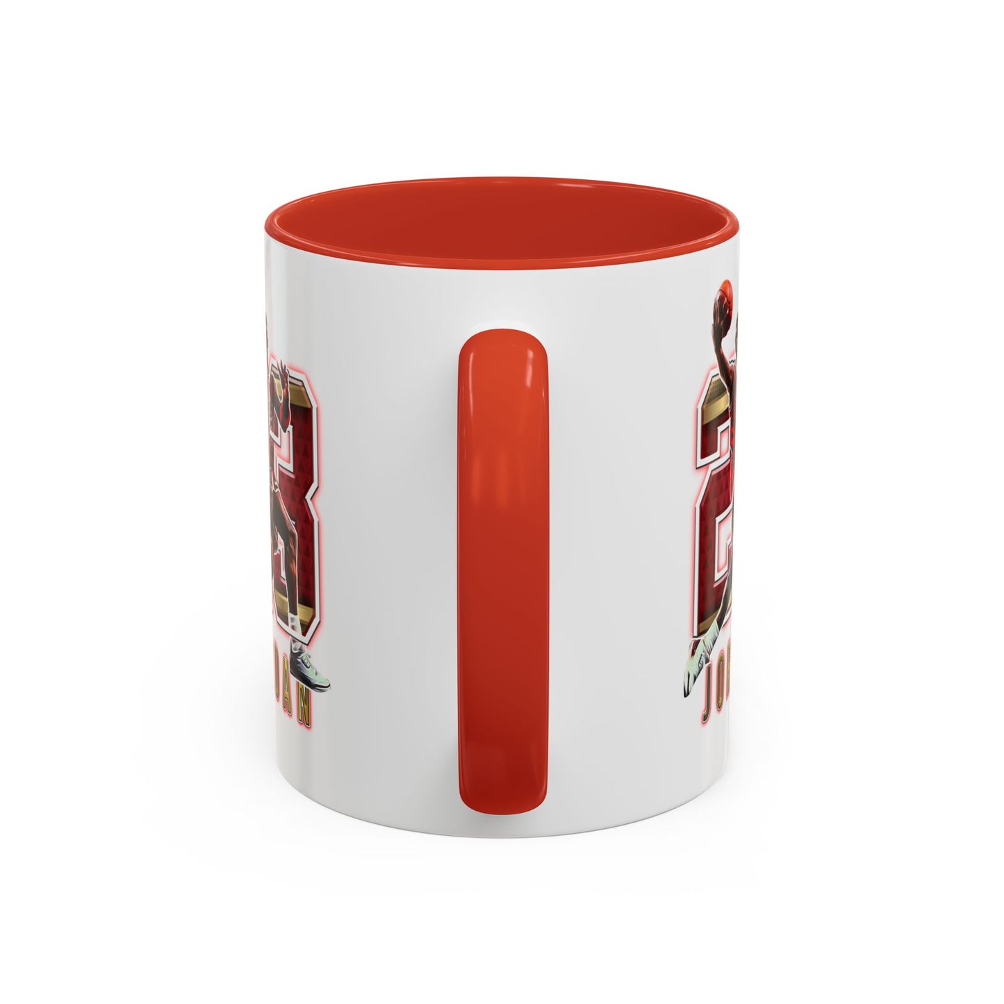 Michael Jordan Accent Coffee Mug - 11oz & 15oz - Perfect Gift for Sports Fans, Collectors, Basketball Lovers, Unique Gift Idea