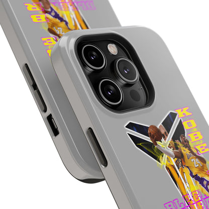 Impact-Resistant Phone Case — Bold Retro Basketball Graphic