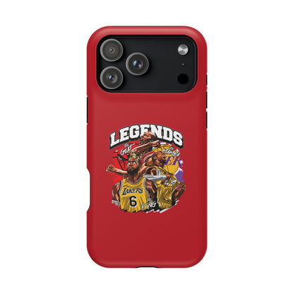 Legends Basketball Graphic Phone Case — Impact-Resistant iPhone Cover