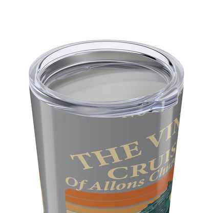Vintage Cruise Ship Tumbler 20oz, Personalized Travel Mug, Nautical Travel Cup, Gifts for Travelers, Sailing Souvenir