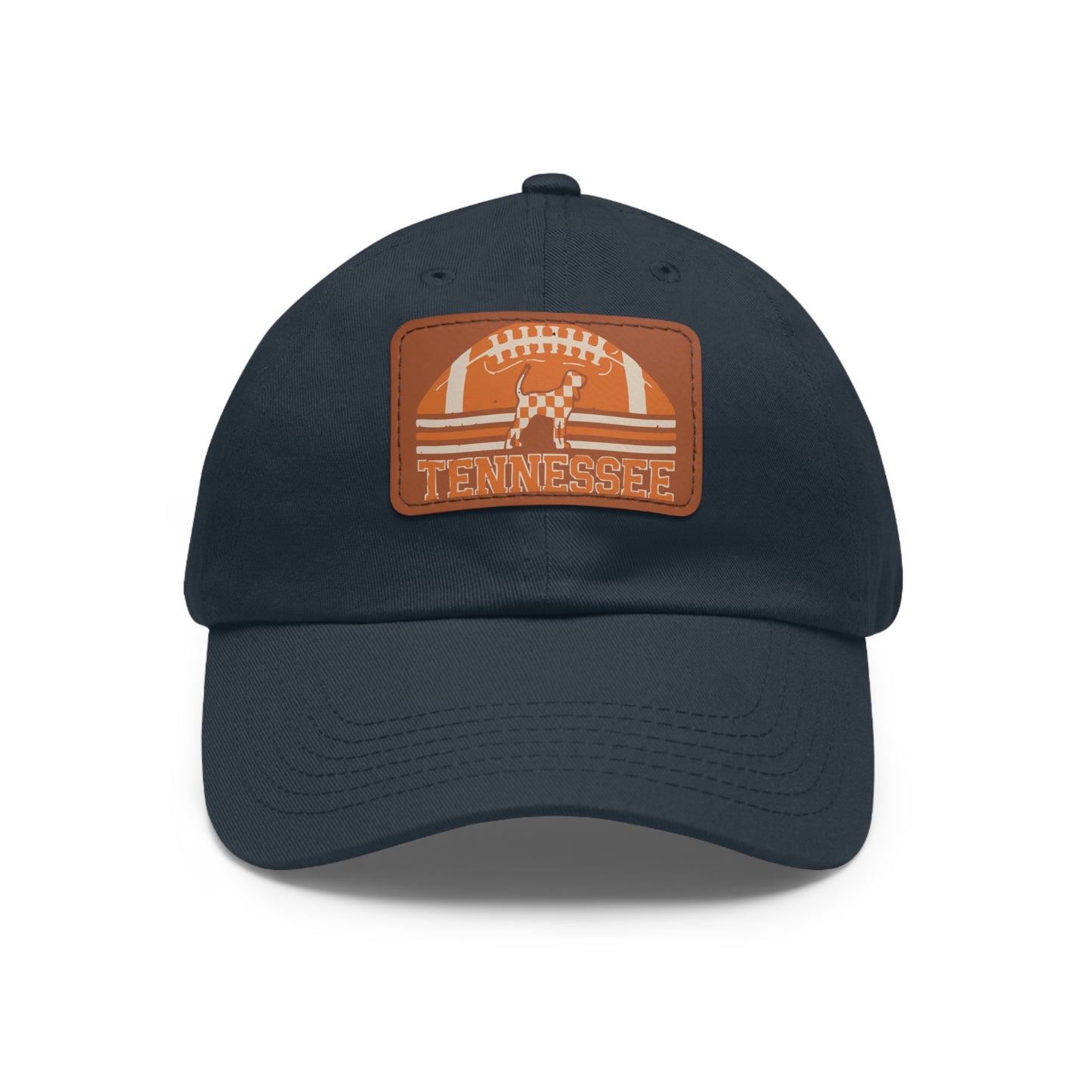 Tennessee Dad Hat with Leather Patch, Casual Hat, Sports Cap, Gift for Dads, Outdoor Hat, Summer Accessory
