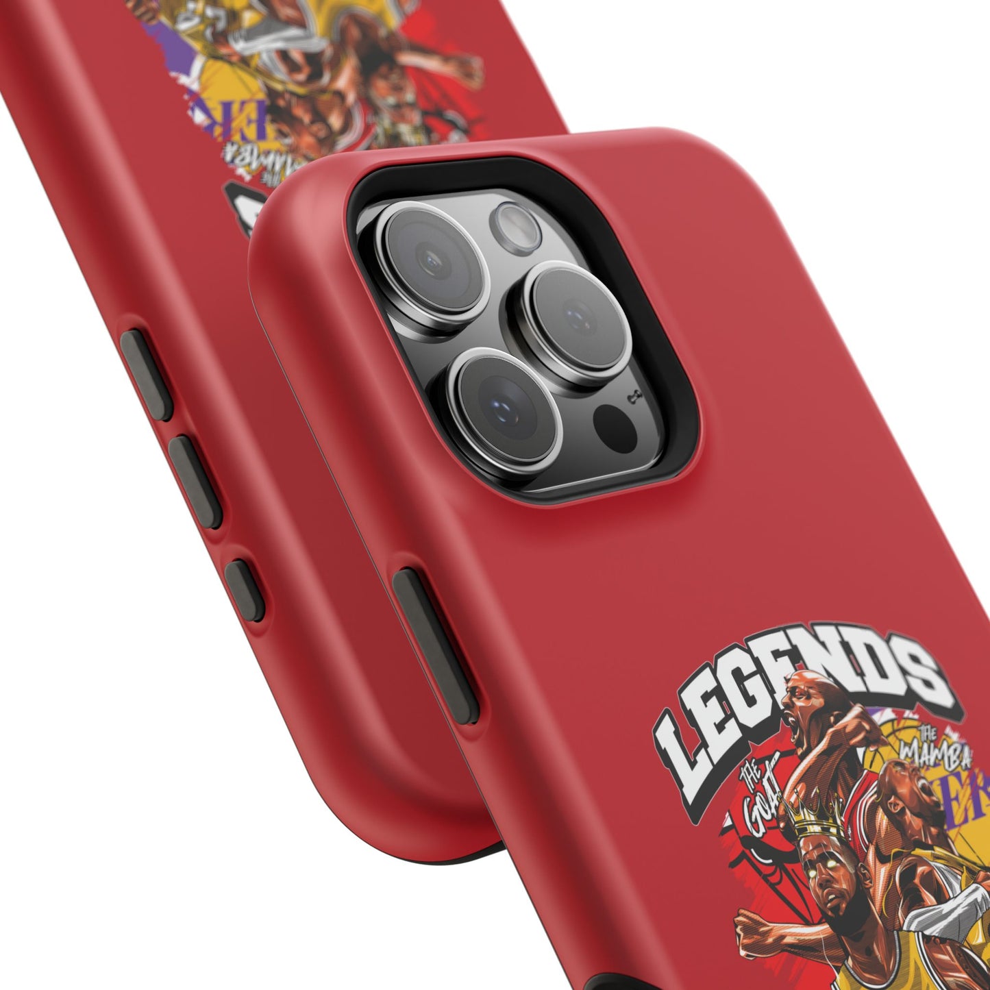 Legends Basketball Graphic Phone Case — Impact-Resistant iPhone Cover