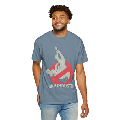 Unisex Fun Graphic T-Shirt, Graphic Tee, Casual Wear, Gift for Wrestling Fans, Brainbuster Design, Humor Apparel, Everyday Style