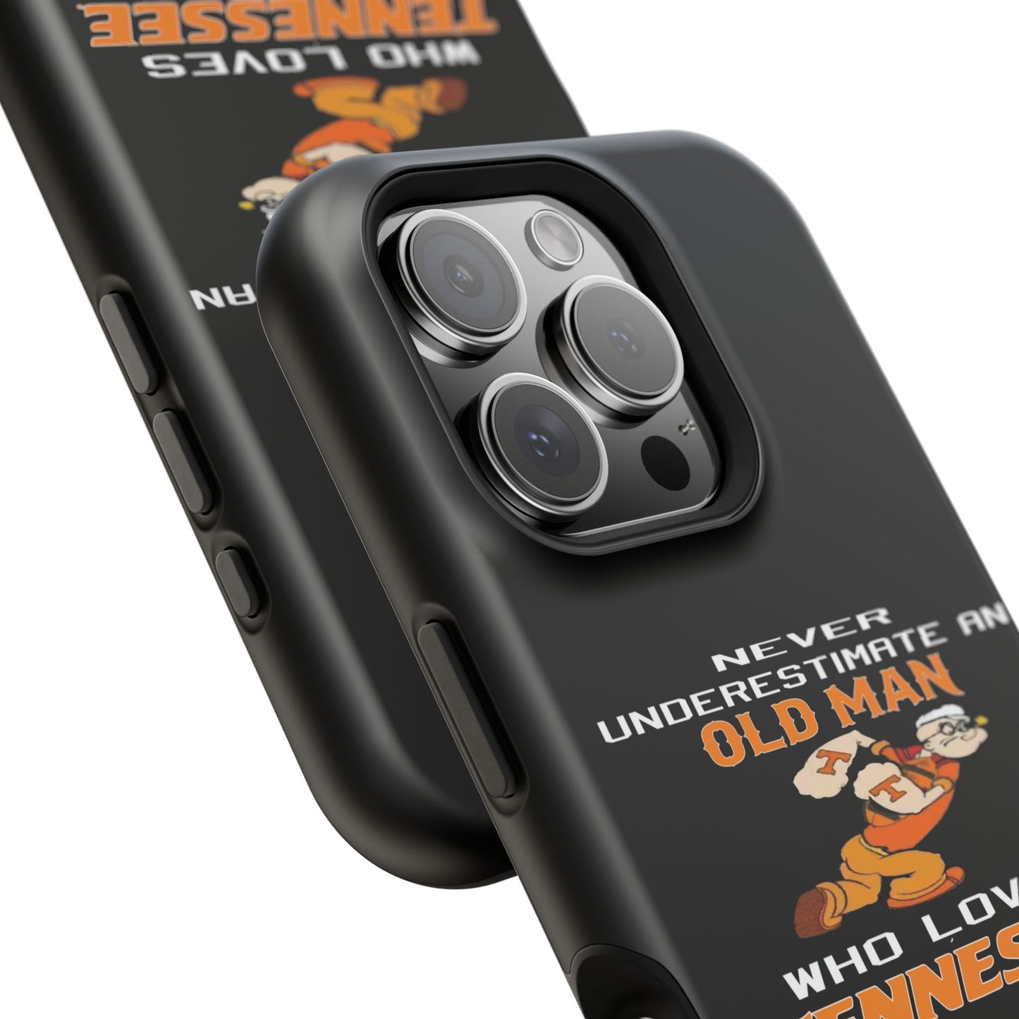 Tough Phone Case, Old Man Who Loves Tennessee, Gift for Grandpa, Tennessee Pride, Men's Accessories, Father's Day, Custom Cases