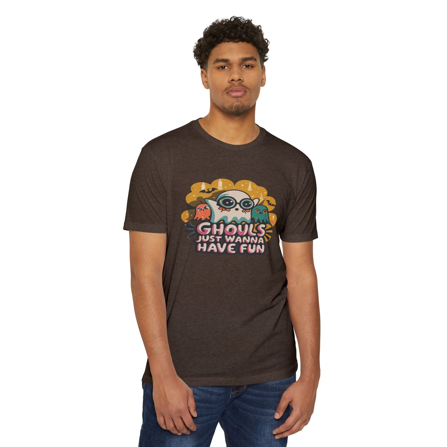 Halloween Fun Graphic Tee, Ghouls T-shirt, Unisex T-shirt, Spooky Shirt, Casual Halloween Apparel