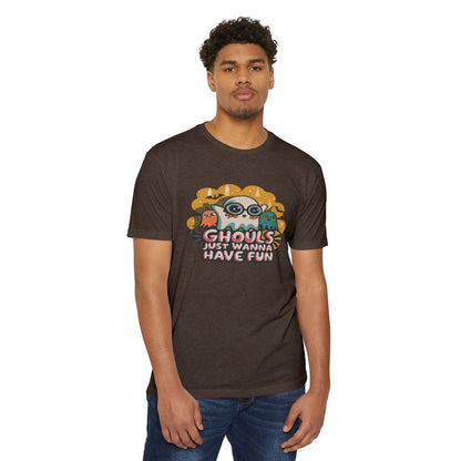 Halloween Fun Graphic Tee, Ghouls T-shirt, Unisex T-shirt, Spooky Shirt, Casual Halloween Apparel