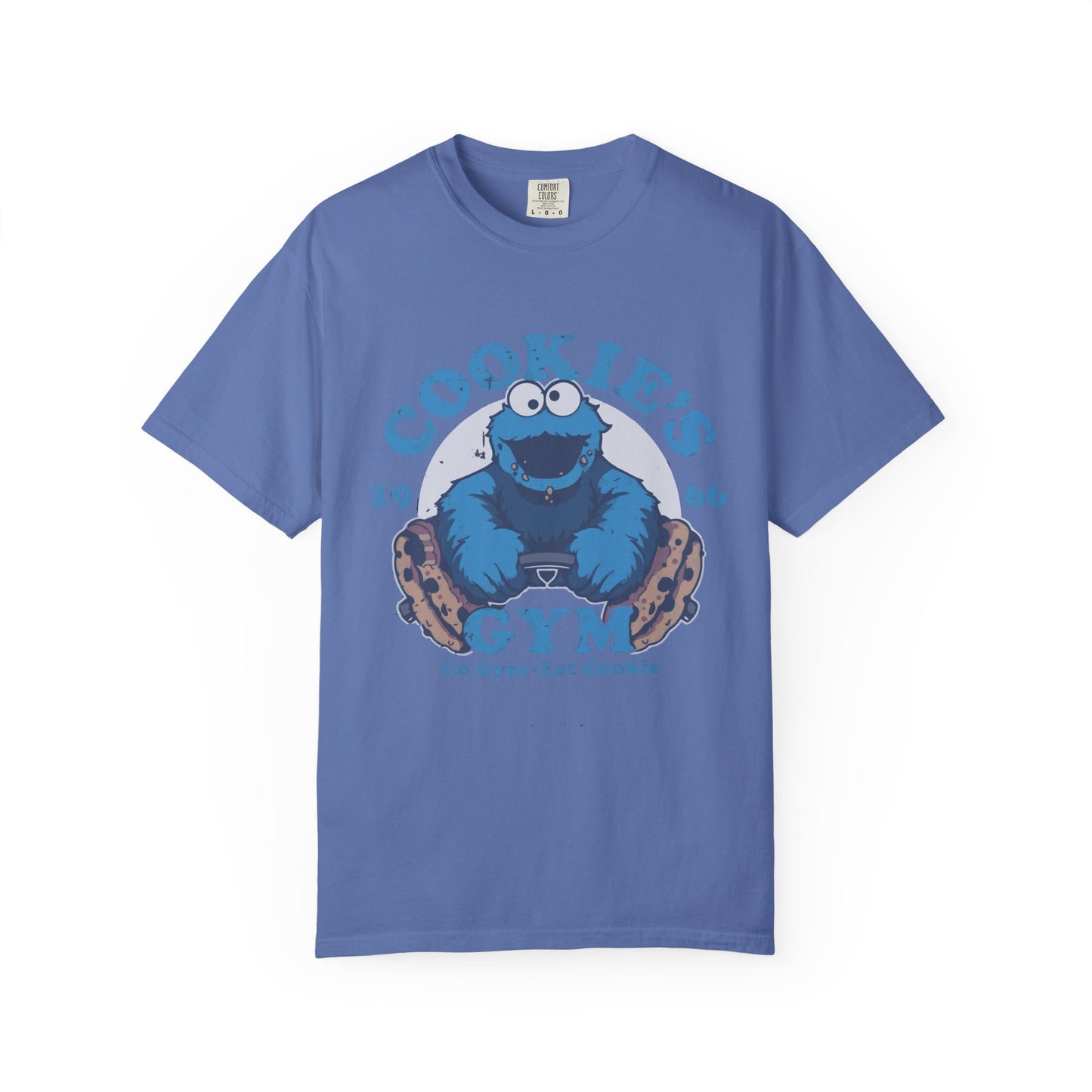 Cookie Monster Inspired Unisex T-Shirt, Fun Gift for Gamers, Casual Wear, Birthday Gift, Kitchen & Gym Motivation