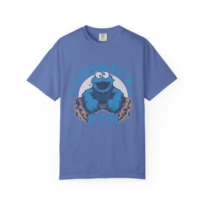 Cookie Monster Inspired Unisex T-Shirt, Fun Gift for Gamers, Casual Wear, Birthday Gift, Kitchen & Gym Motivation